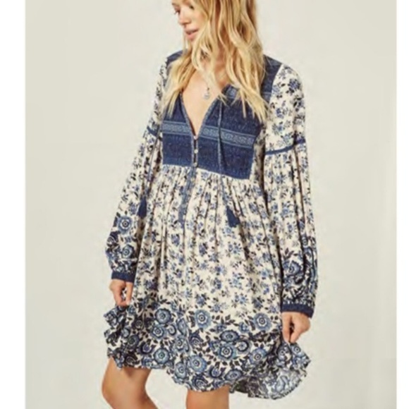 SOLD: Elle Boho Dress - Picture 3 of 3